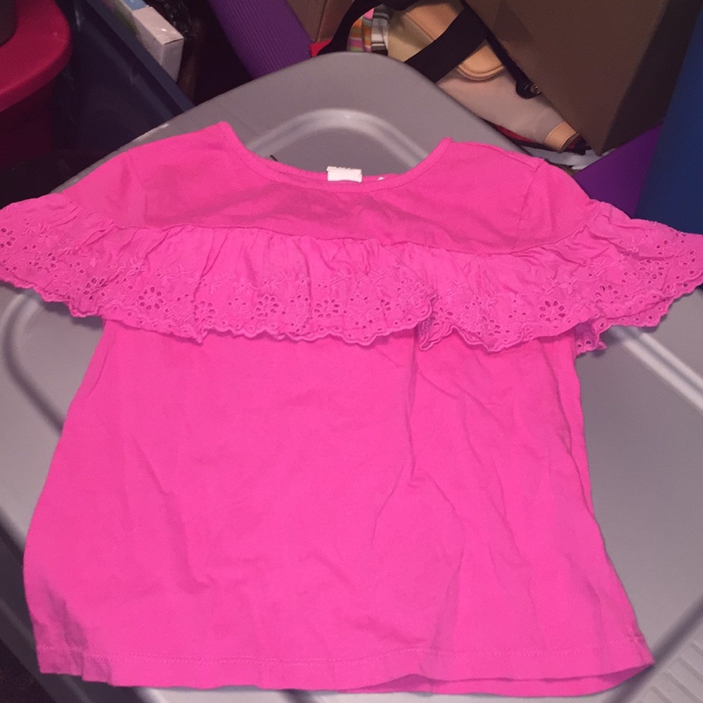 Pink crochet top